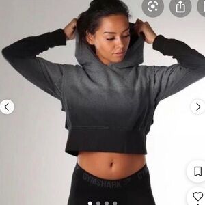 Gymshark Ombre cropped hoodie